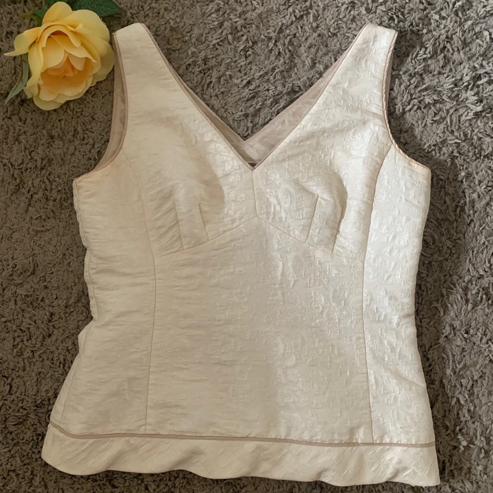 Ann Taylor VINTAGE Sleeveless V Neck